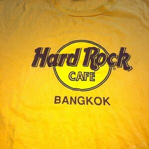 Hard Rock Cafe Yellow Tee - Bangkok